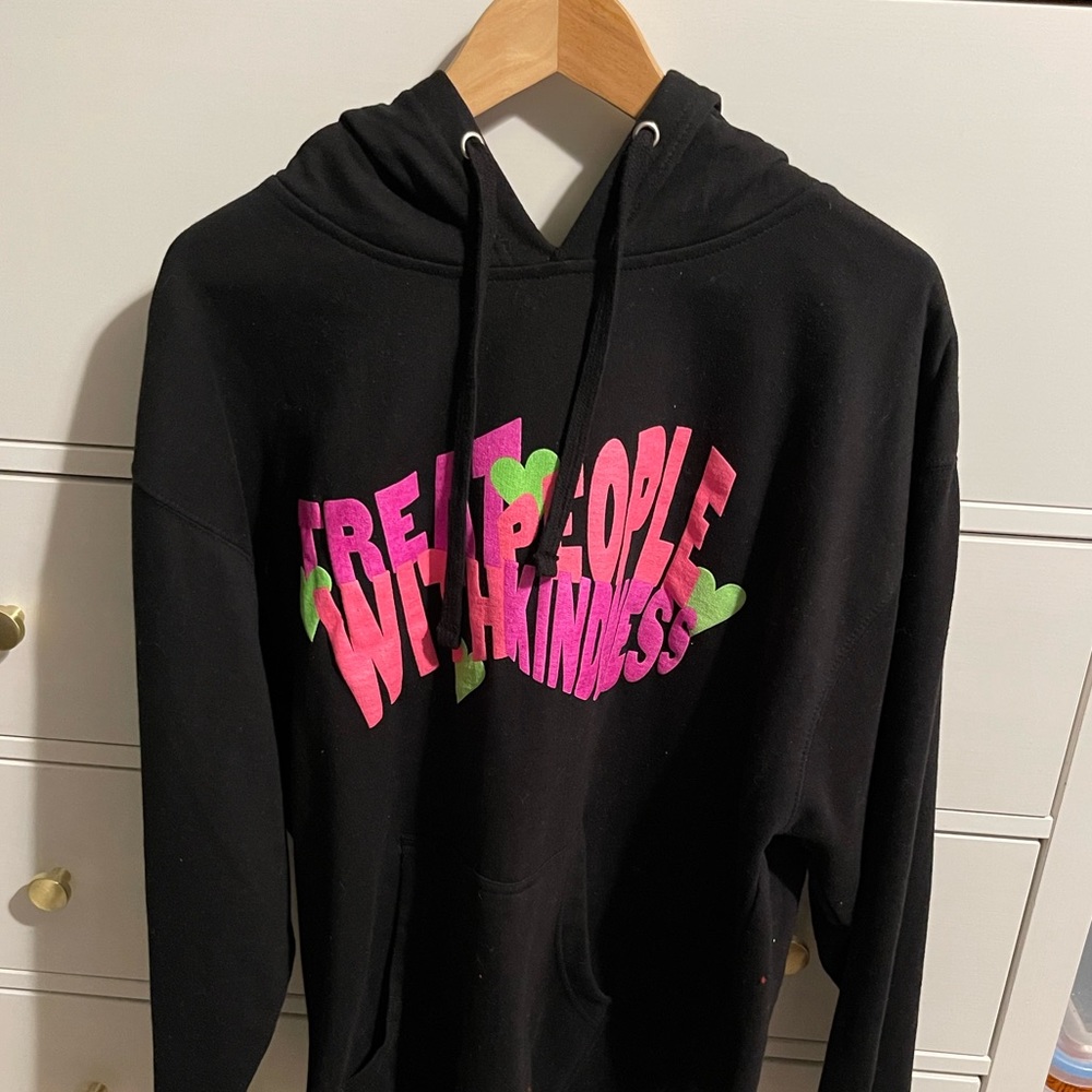 harry styles super rare pink and green hoodie large